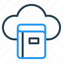 cloud, book, cloud book, cloud library, digital library, online library, elearning