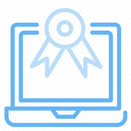Certificate, distance learning, elearning, learning, online course, online education, online learning icon - Download on Iconfinder