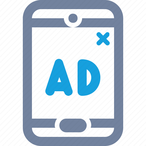 Ad, advert, interstitial, marketing, mobile, phone, pop-up icon - Download on Iconfinder