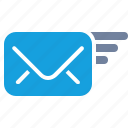 email, envelope, express, fly, mail, message, wings