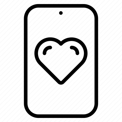 Mobile, friendly, phone, smartphone, communication, love, heart icon - Download on Iconfinder