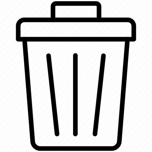 Trash, can, delete, recycle, remove, throw away icon - Download on Iconfinder