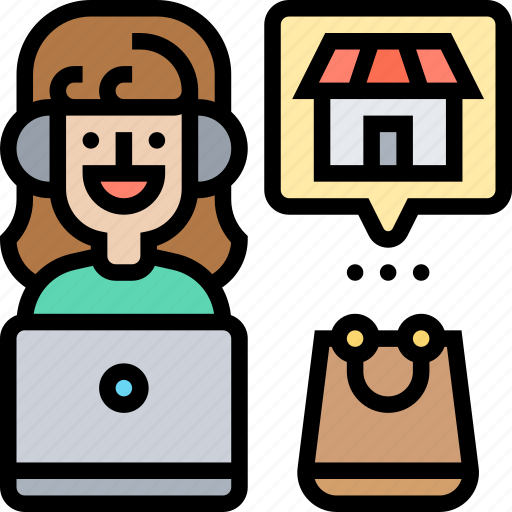 Assistant, digital, shopping, online, customer icon - Download on Iconfinder