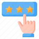 rating, feedback, review, customer review, testimonial, star, hand