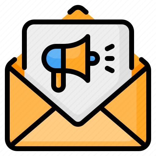 Email, marketing, advertising, advertisement, promotion, megaphone, envelope icon - Download on Iconfinder