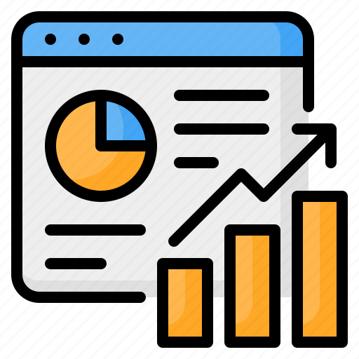 Analytics, analysis, bar chart, pie chart, statistics, seo, website icon - Download on Iconfinder