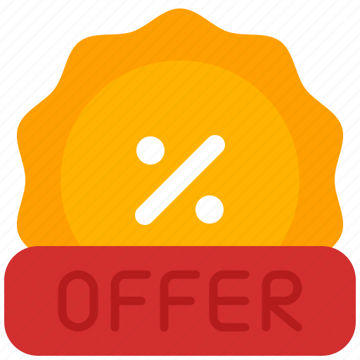 Offer, online, digital, marketing, badge, discount, percent icon - Download on Iconfinder