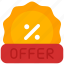 offer, online, digital, marketing, badge, discount, percent 