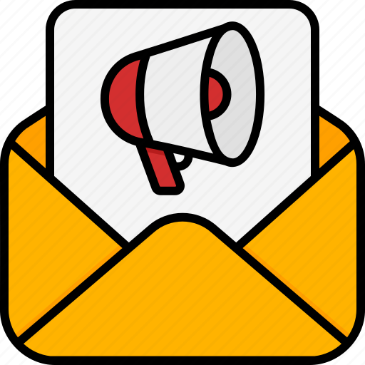 Email, online, digital, marketing, megaphone, speaker, mail icon - Download on Iconfinder