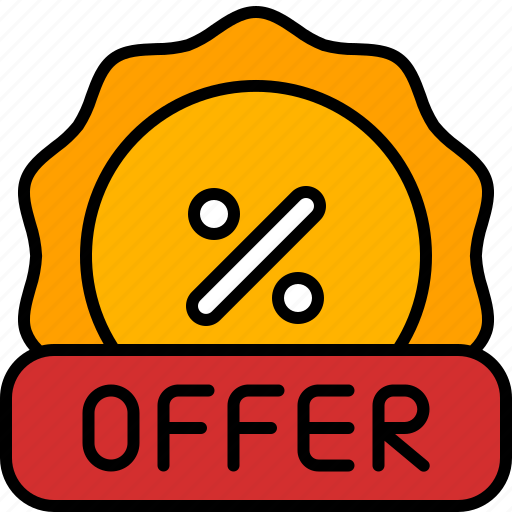 Offer, online, digital, marketing, badge, discount, percent icon - Download on Iconfinder