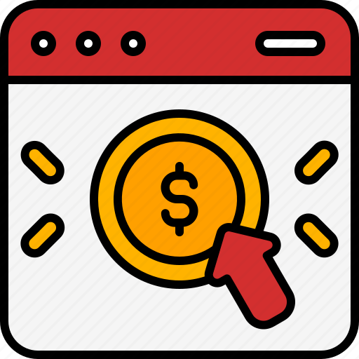 Pay, per, click, online, digital, marketing, money icon - Download on Iconfinder