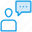 bubble, chat, communication, network, support, talk, user 