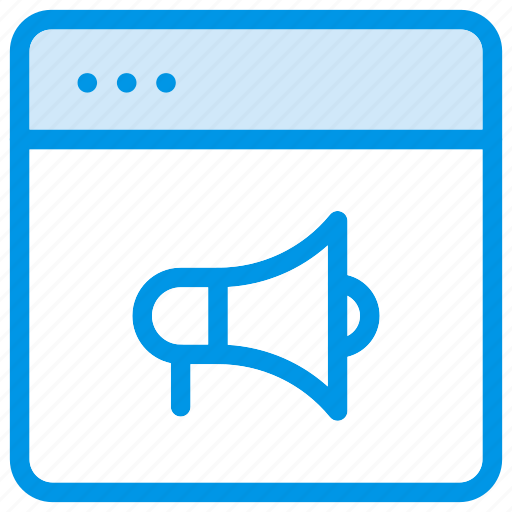 Campaign, marketing, megaphone, optimization, promotion, site, web icon - Download on Iconfinder
