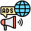 advertising, announce, communication, network, worldwide 