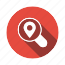 find, location, magnifier, map, pin, search, searchmap