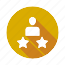 comments, employee, man, person, rank, ranking, user