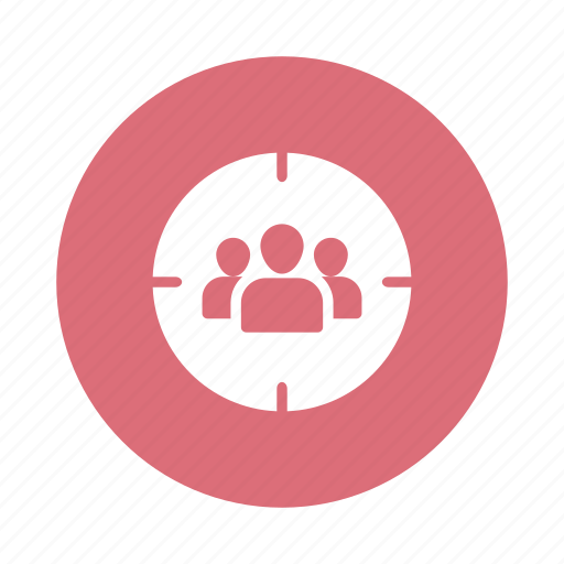 Audience, customers, focusgroup, people, target, users, userstarget icon - Download on Iconfinder