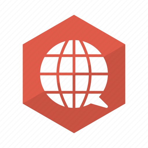 Bubble, chat, communication, global, globe, internet, message icon - Download on Iconfinder