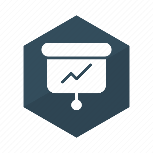 Analytics, business, chart, display, media, presentation, projector icon - Download on Iconfinder