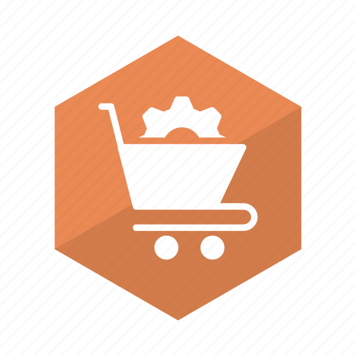 Cart, cog, cogwheel, gear, options, setting, shopping icon - Download on Iconfinder