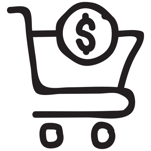 Buy, cart, checkout, coin, dollar, shopping, trolley icon - Free download