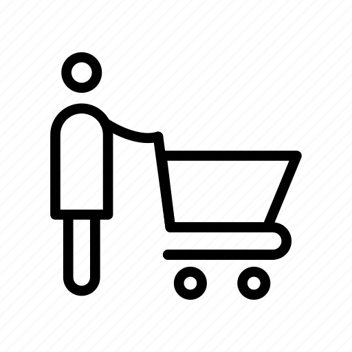 Buy, cart, person, shopping, trolley icon - Download on Iconfinder