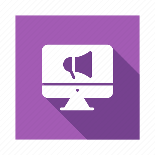 Advertisement, advertising, announcement, marketing, megaphone, online, promote icon - Download on Iconfinder