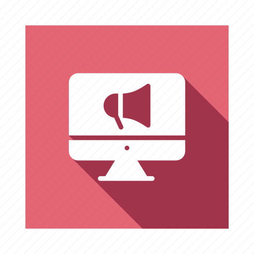 Advertising, announcement, marketing, megaphone, online, promote, promotion icon - Download on Iconfinder