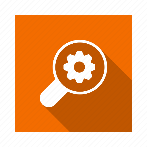 Business, cog, magnifier, magnifying, search, setting, zoom icon - Download on Iconfinder