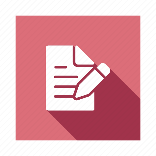 Document, edit, file, format, paper, pencil, write icon - Download on Iconfinder