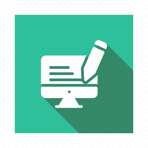 Content, copywriting, editing, optimization, paper, pencil, writing icon - Download on Iconfinder
