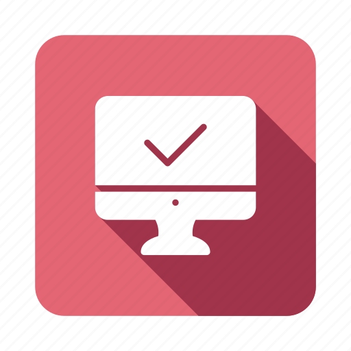 Check, mark, monitor, online, pc, screen, testing icon - Download on Iconfinder