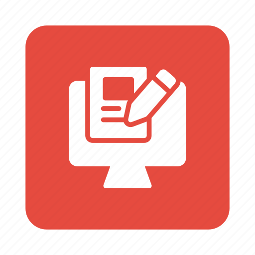 Content, internet, marketing, online, pencil, research, writing icon - Download on Iconfinder