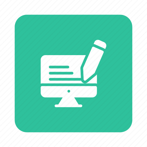 Content, copywriting, editing, optimization, paper, pencil, writing icon - Download on Iconfinder