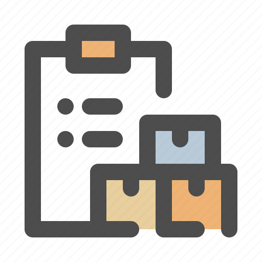 Inventory, stock, warehouse, list icon - Download on Iconfinder