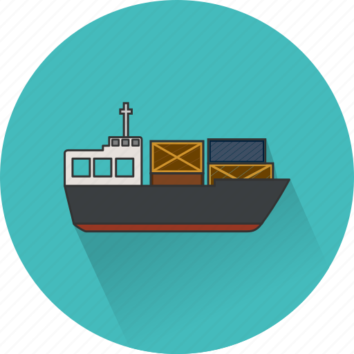 Boat, cargo, delivery, ship, shipment, shipping, vessel icon - Download on Iconfinder