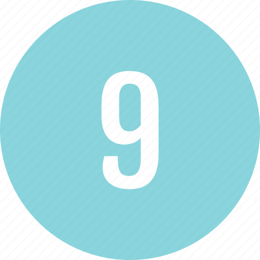 Count, nine, number, numero icon - Download on Iconfinder