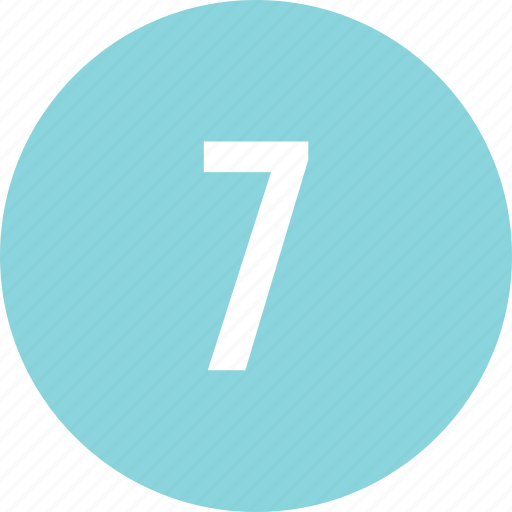 Count, number, numero, seven icon - Download on Iconfinder
