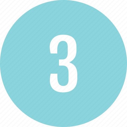 Count, number, numero, three icon - Download on Iconfinder