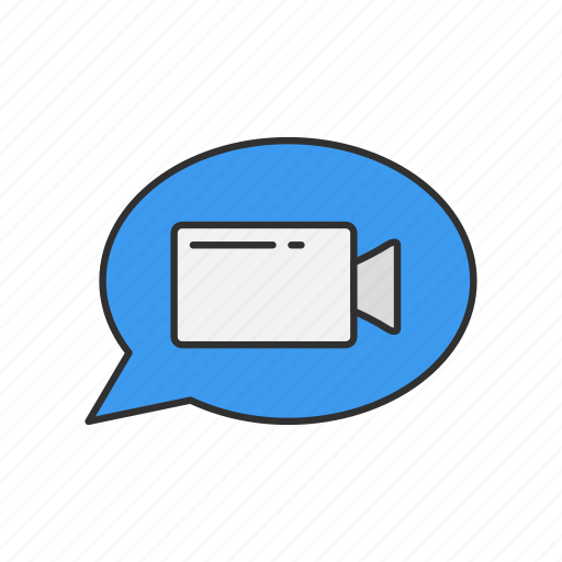Conversation, message, video, video call icon - Download on Iconfinder