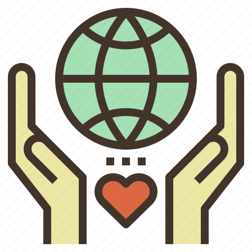 Charity, donation, global, love, world icon - Download on Iconfinder