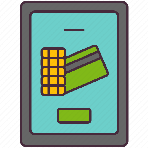 Online, payment, money, credit, card, tablet, banking icon - Download on Iconfinder