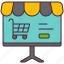 online, payment, shop, buy, basket, computer 