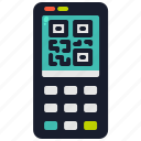 qr, payment, code, banking, machine, business