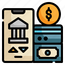banking, online, transfers, cash, shopping, internet, payment icon