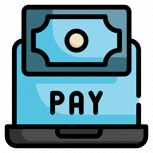 Online, laptop, cash, credit, shopping, internet, payment icon icon - Download on Iconfinder