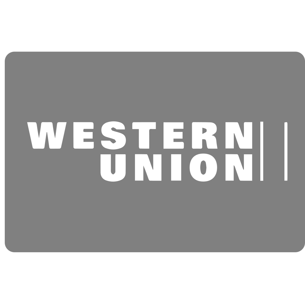Western Union payment icon. Western Union logo. Western Union logo Black and White. Western Union PNG.