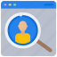avatar, browser, online, person, recruitment, user, window 