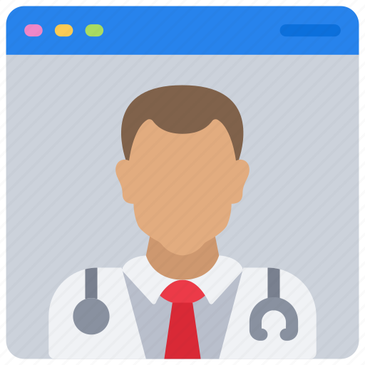 Avatar, browser, doctor, health, online, user, website icon - Download on Iconfinder