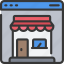 browser, online, shop, store, website, window 